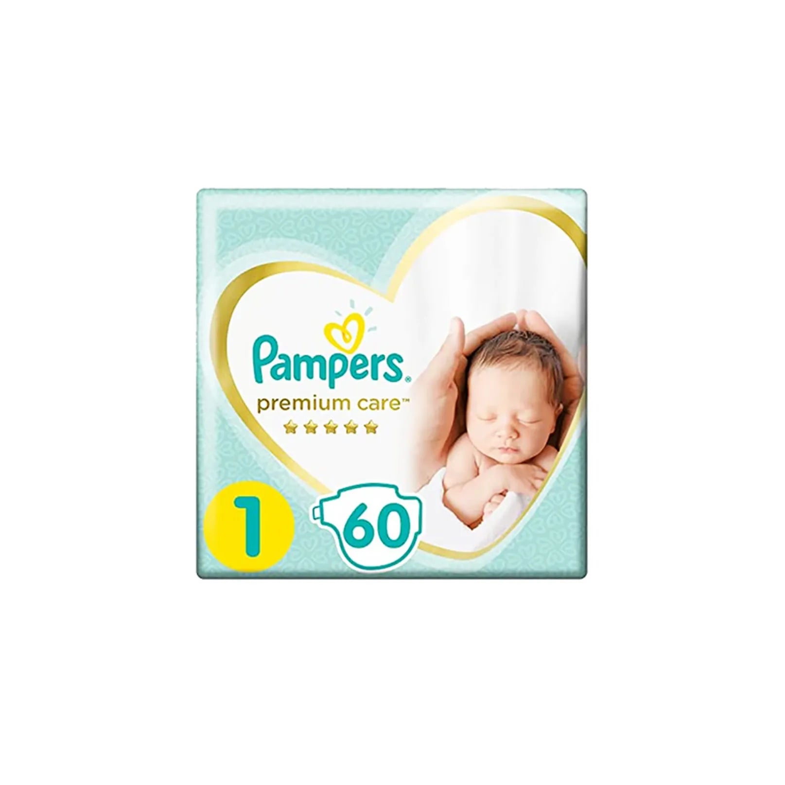 Pampers Premium Care NO.1 New Born (60 Pcs)
