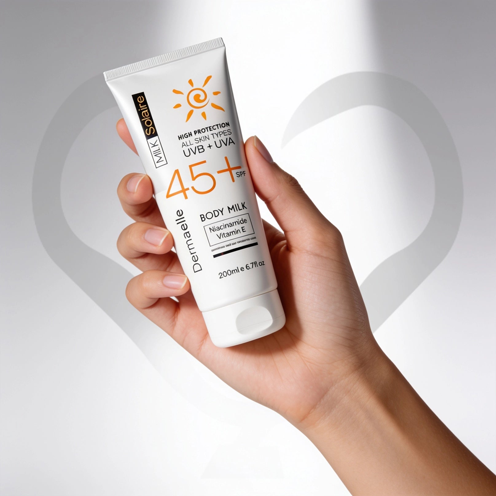 Dermaelle Solaire SPF45 Body Milk 200ml