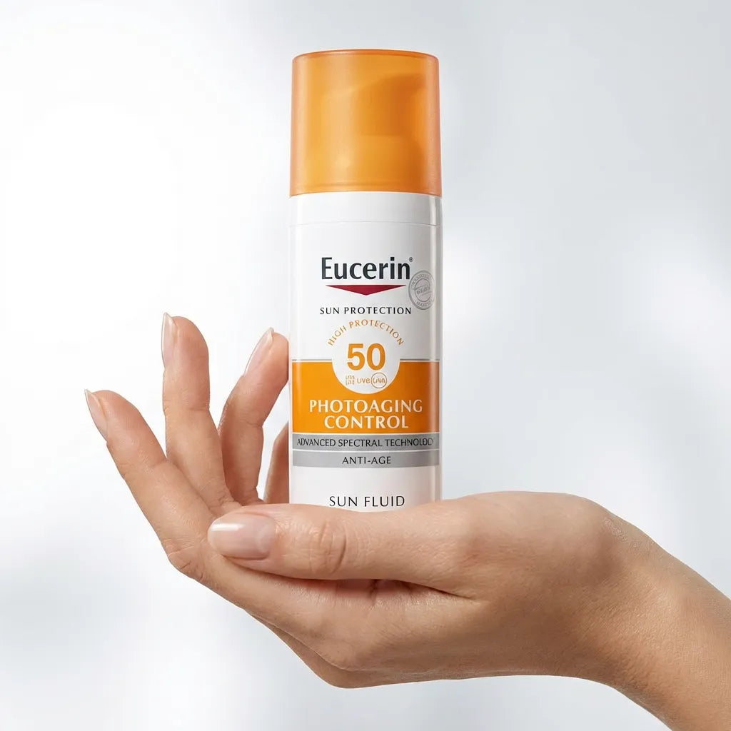 لوشن واقي من الشمس من يوسيرين للتحكم في علامات الشيخوخة المبكرة SPF50 50 مل