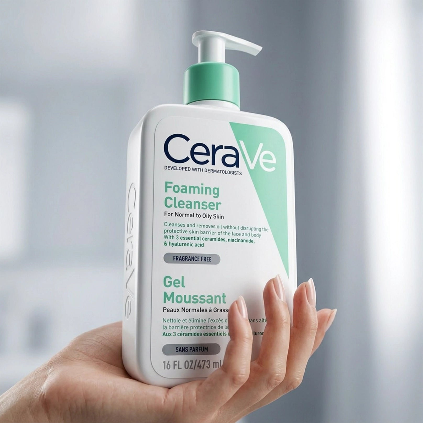 CeraVe Foaming Gel Cleanser for Oily Skin 473ml