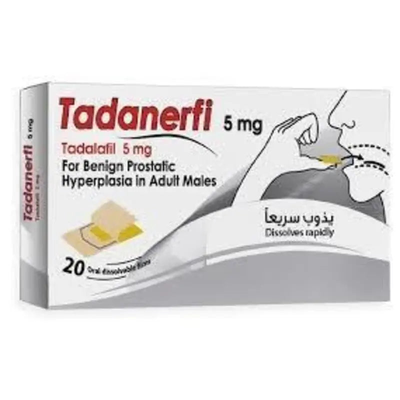 Tadanerfi 5 mg Oral Thin Film – 20 Films