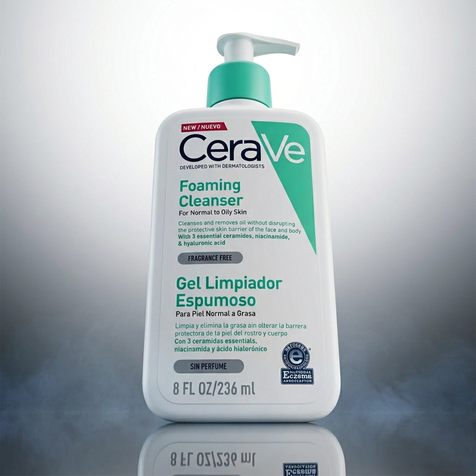 Cerave Foaming Gel Cleanser (for Oily Skin) 236 ml