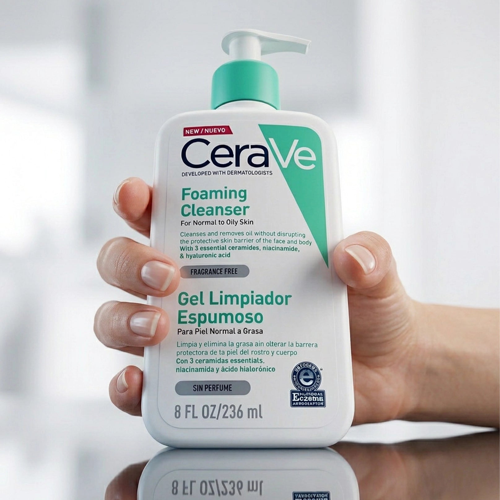 Cerave Foaming Gel Cleanser (for Oily Skin) 236 ml