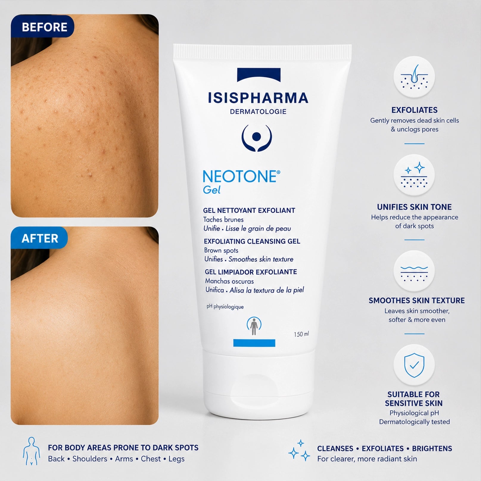Isis. Neotone Gel Exfoliating 150ml