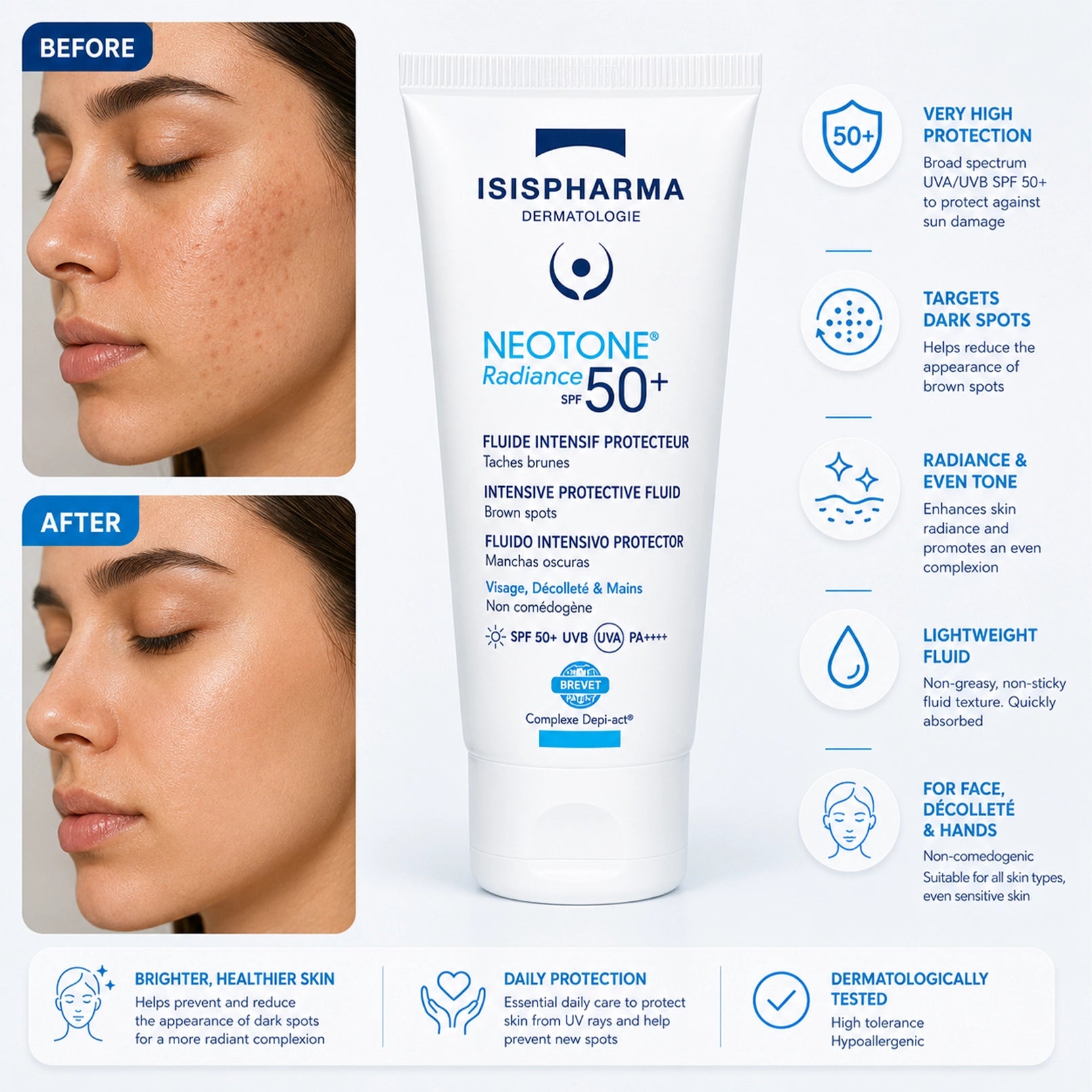 إيزيس. نيو تون راديانس 50+ SPF 30 مل