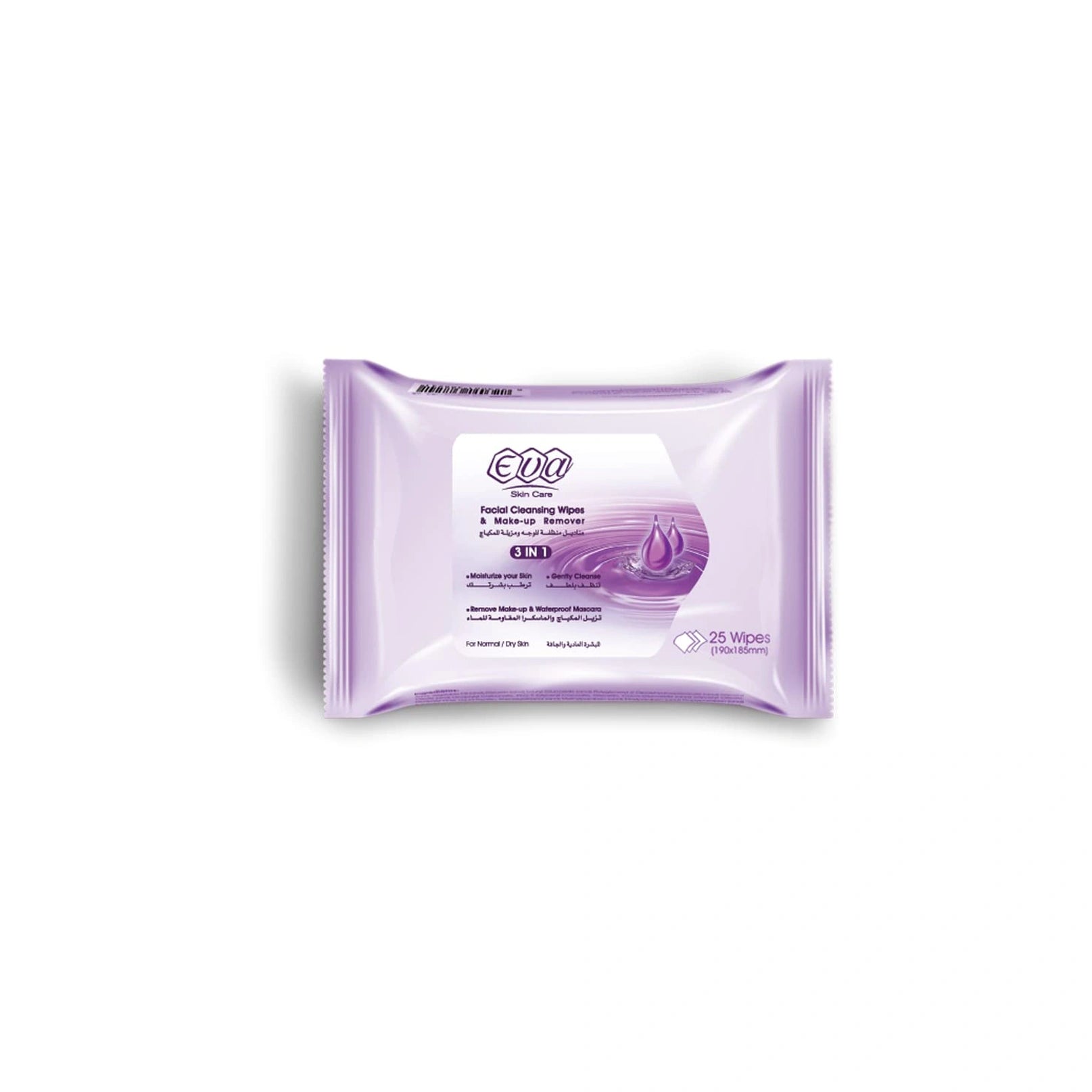 Eva Make Up Remover Wipes for Dry Skin 25 Pcs