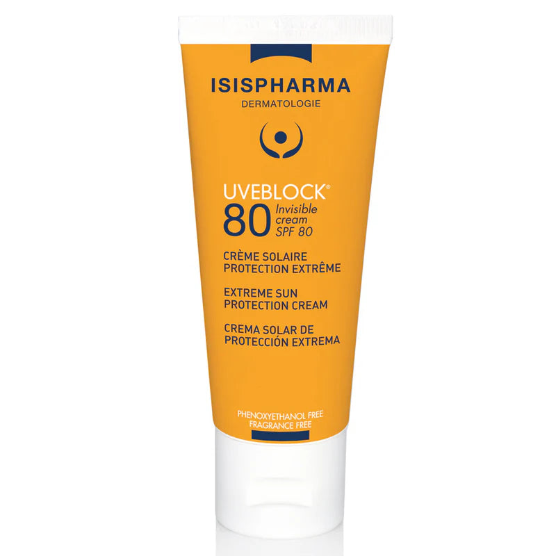 Isis. Uveblock Spf 80 Invisable Cream 40ML