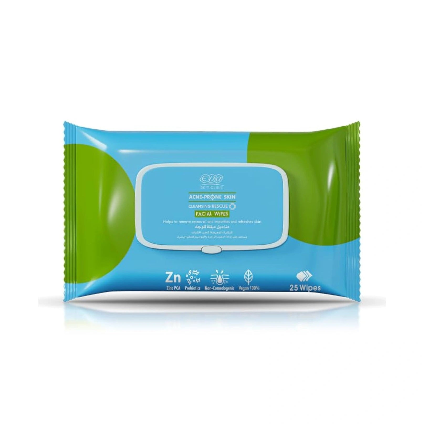 Eva Acne Prone Facial Wipes 25 Pcs