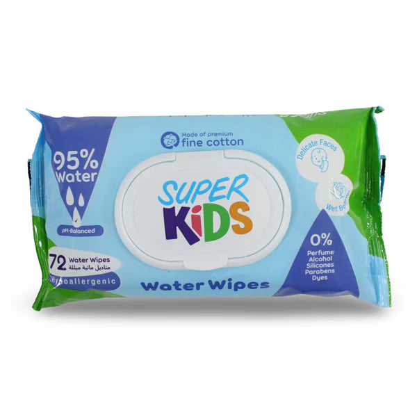 Super Kids Wipes 72 Pcs