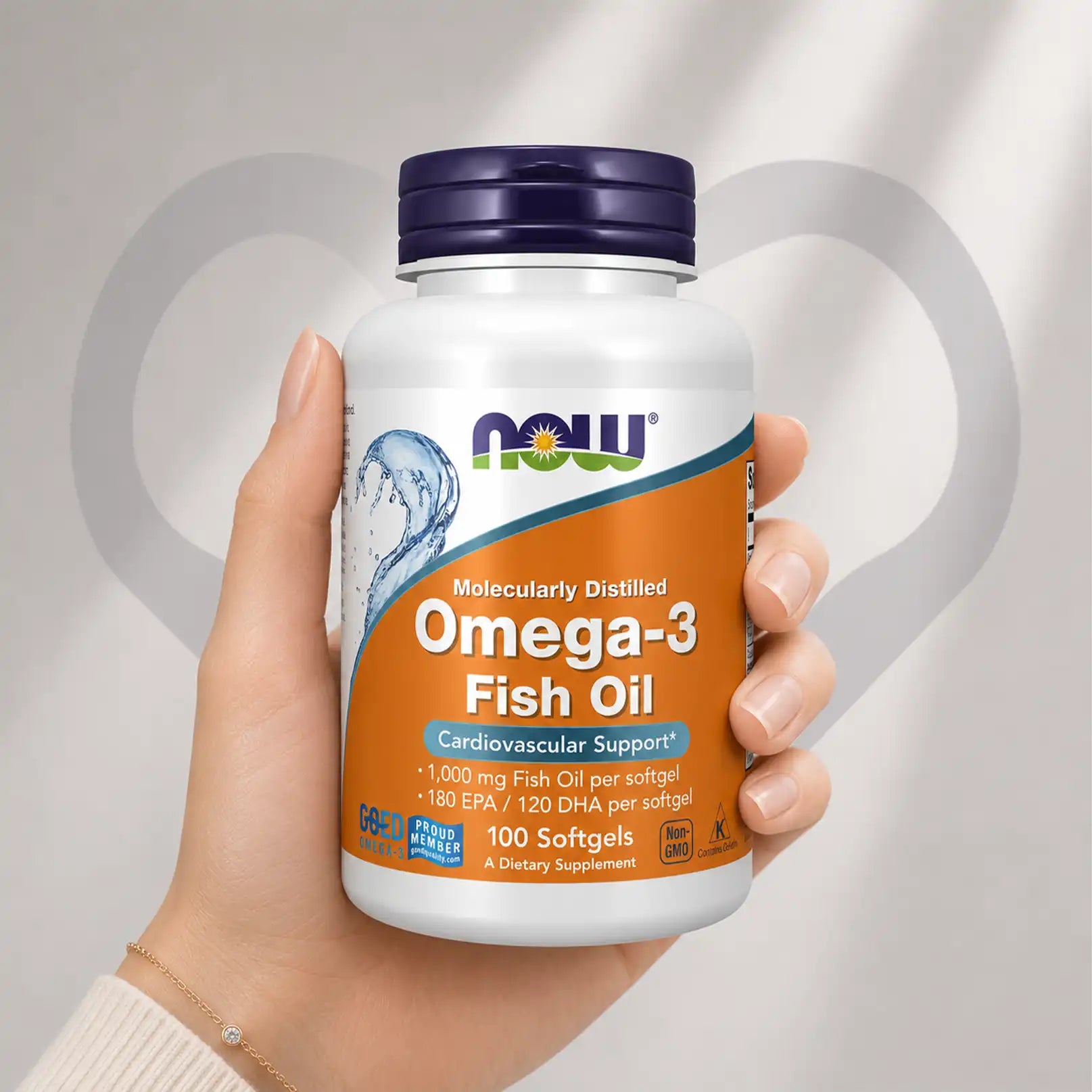 Omega-3 Fish Oil 1000mg – 100 Softgels  Now