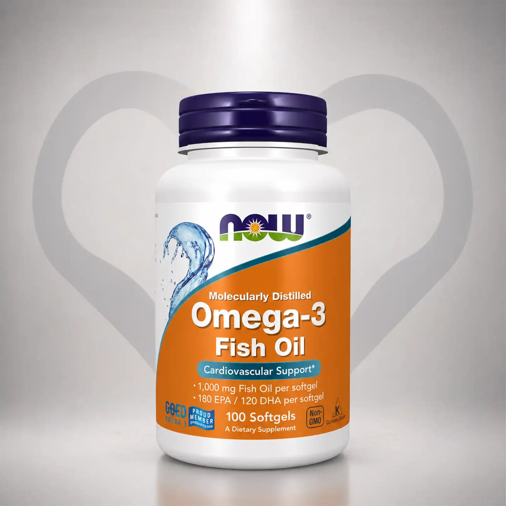 Omega-3 Fish Oil 1000mg – 100 Softgels  Now