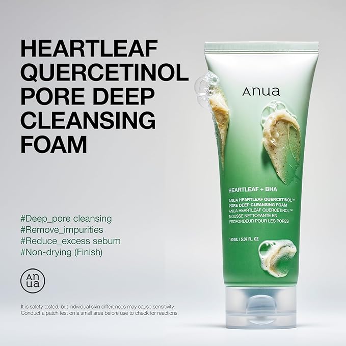 ANUA HEARTLEAF + BHA CLEANSING FOAM 150ML