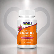 Vitamin D3 10,000 IU – 120 Softgels Now
