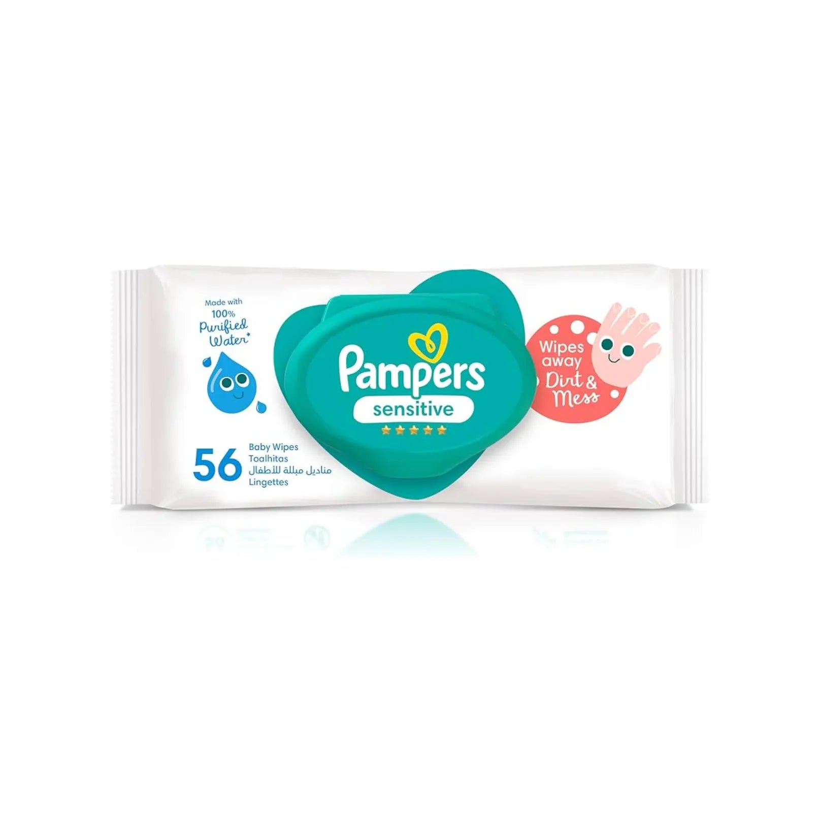 Pampers Baby Wipes Sensitive 56 Pcs