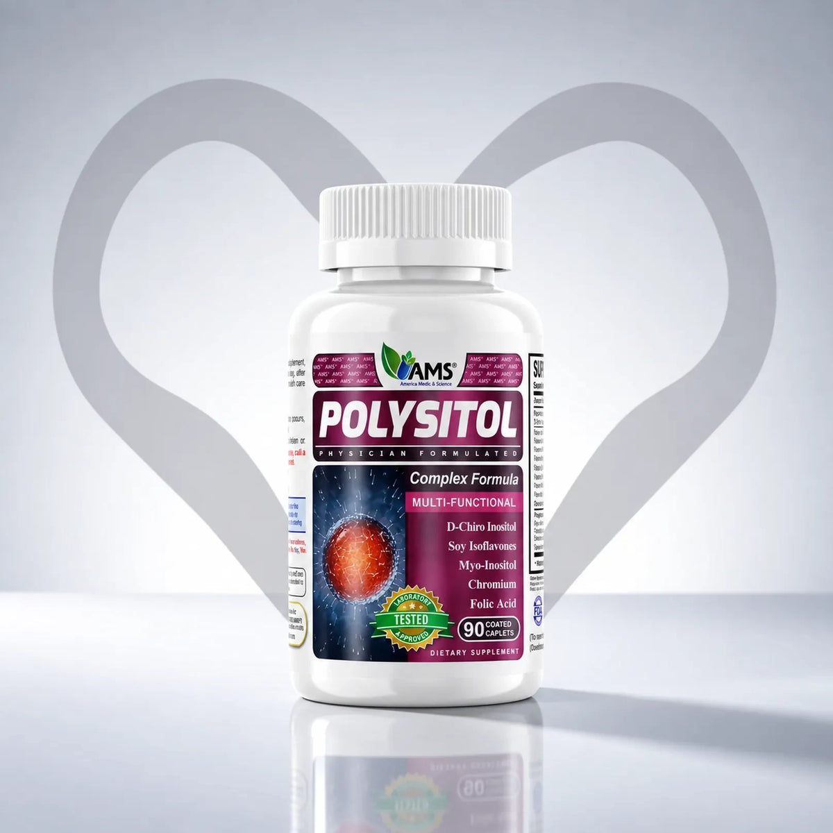 AMS Polysitol is a dietary supplement 90 Coated Caplets