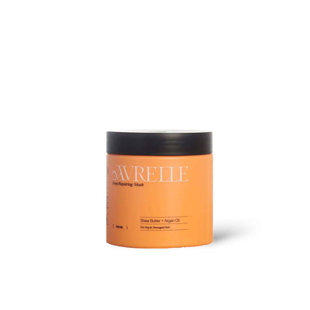 AVRELLE SHEABUTTER & ARGAN HAIR MASK 500ML