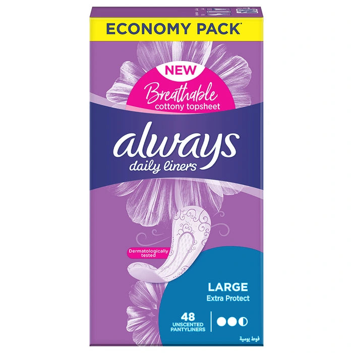 Always Daily Large Extra Protect 48Pcs