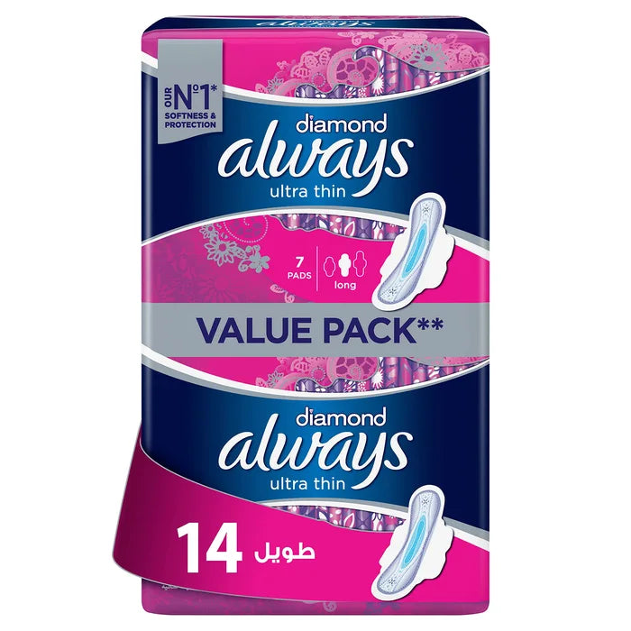 Halb Always Always Diamond Ultra Long 14Pcs – AlFouad Pharmacies