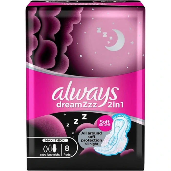 Always Dreamz Extra Long Pink 8Pcs