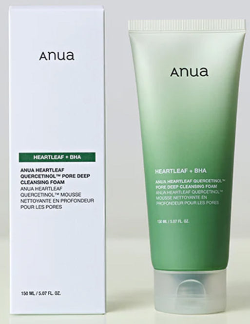 ANUA HEARTLEAF + BHA CLEANSING FOAM 150ML
