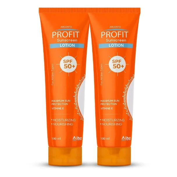 Argento Profit Sunscreen Lotion SPF50+ 100ml 1+1 Off