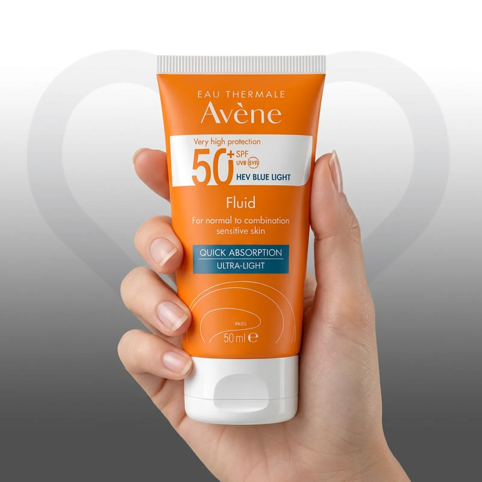 لوشن واقي من الشمس أفين سائل SPF50+ 50 مل