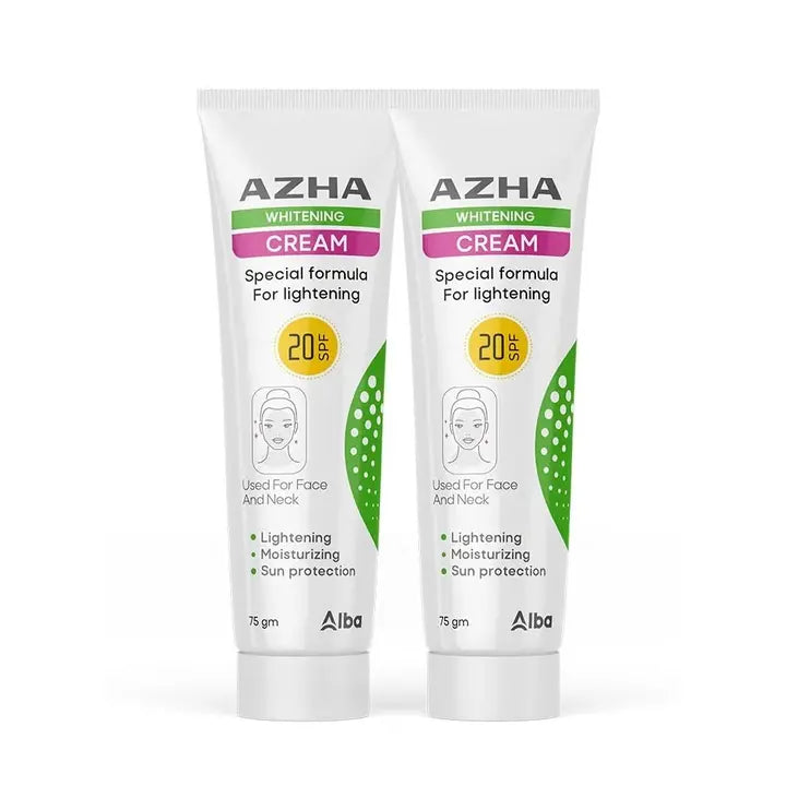 Azha Whitening Cream 20 Spf 75gm 1+1 Off