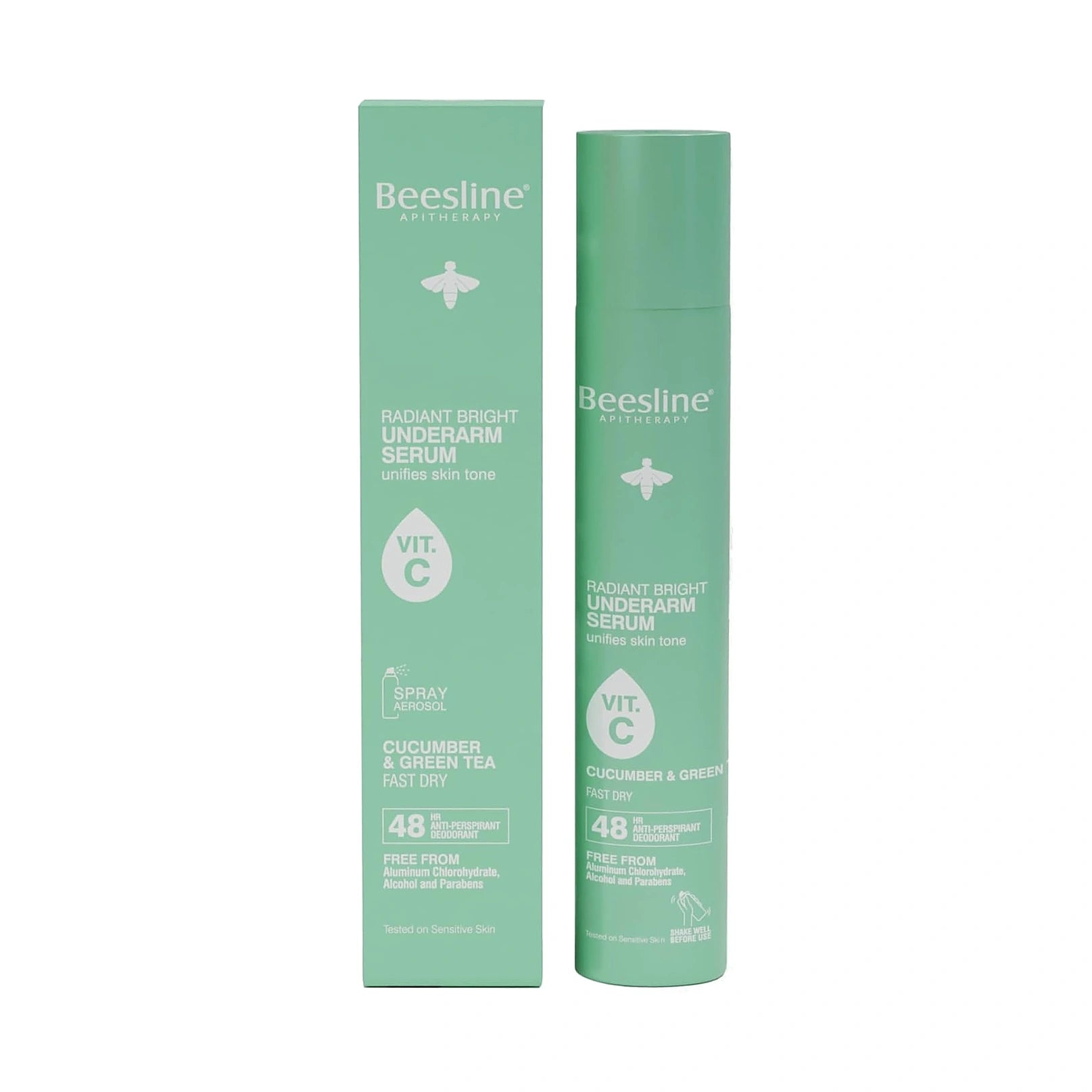 Beesline RAD BRI Underarm Serum 150ml Cucum & Green Tea