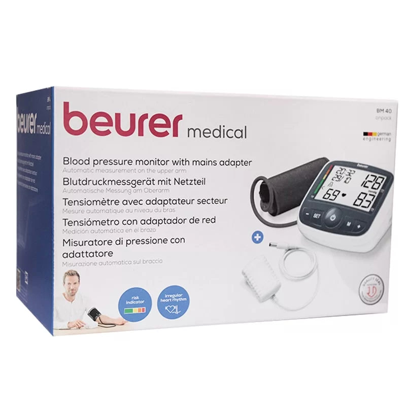 BEURER BLOOD PRESSURE BM 40 جهاز ضغط زراع+ادابتور