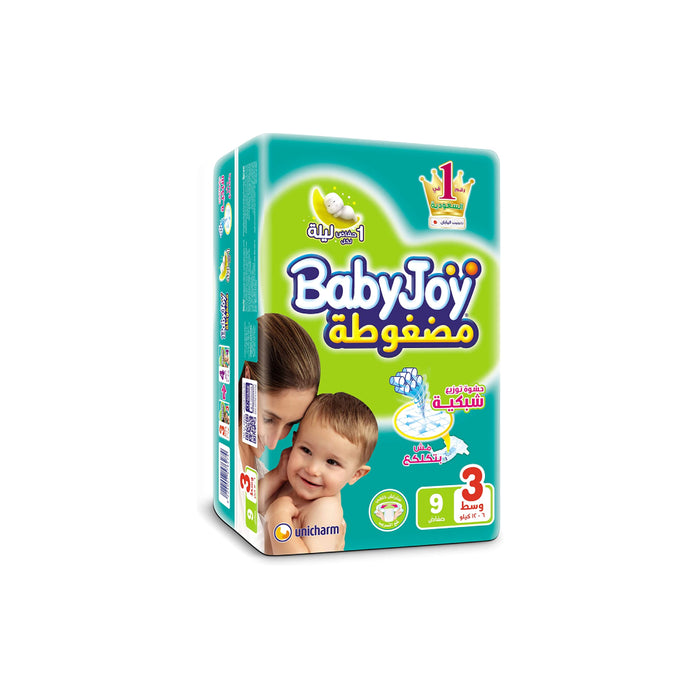Baby Joy Diapers NO.3 (9 Pcs)