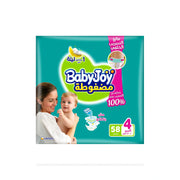 Baby Joy Diapers NO.4 (58 Pcs)
