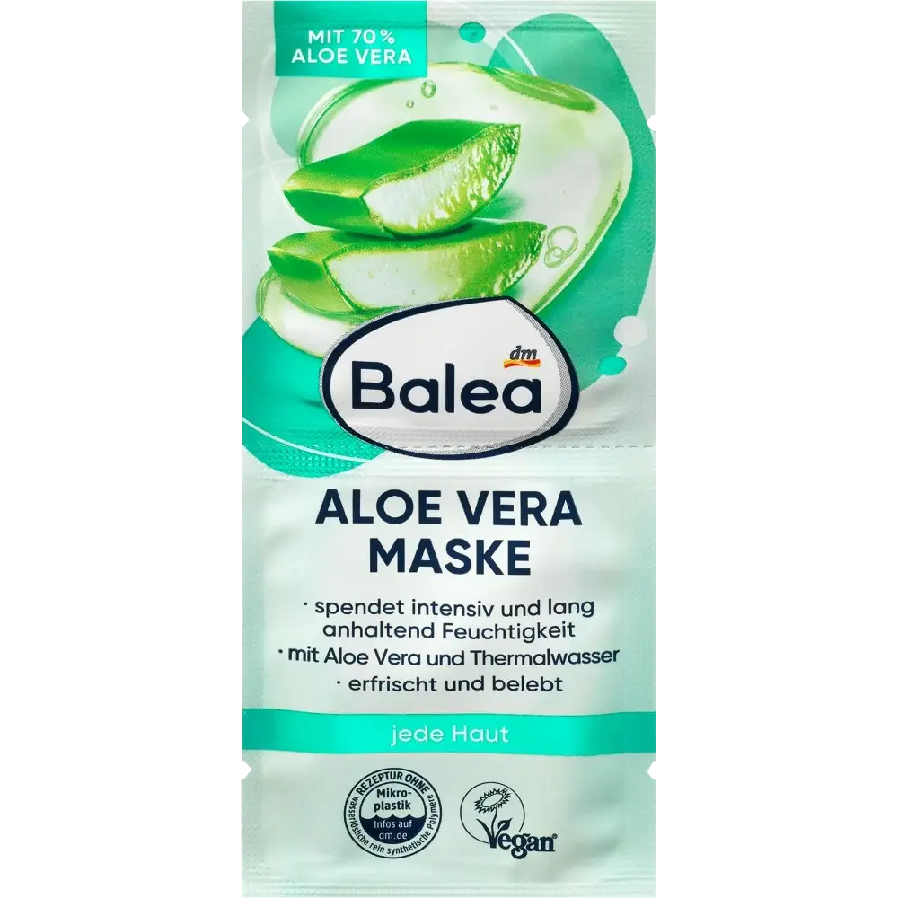 Balea Alovera Face Mask 2X8ml