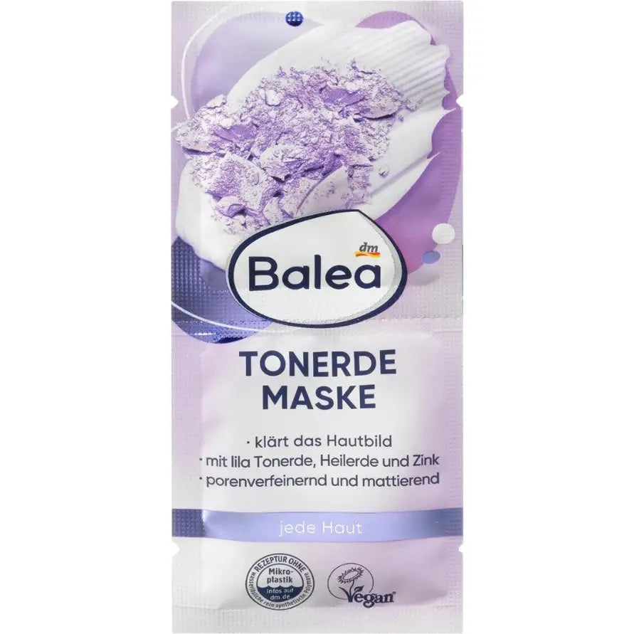 Balea Tonerde Face Mask 2X8ml