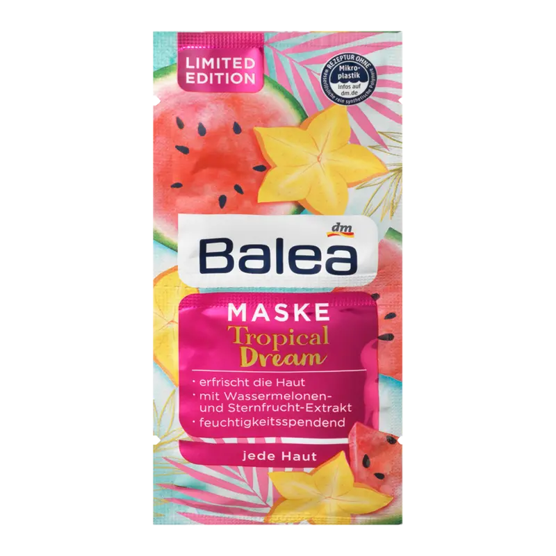 Balea Tropical Dream Face Mask 2X8ml
