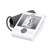Beurer blood pressure monitor on a white background