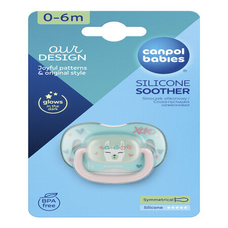 CANPOL SILICONE SOOTHER (0-6M)  LAMA
