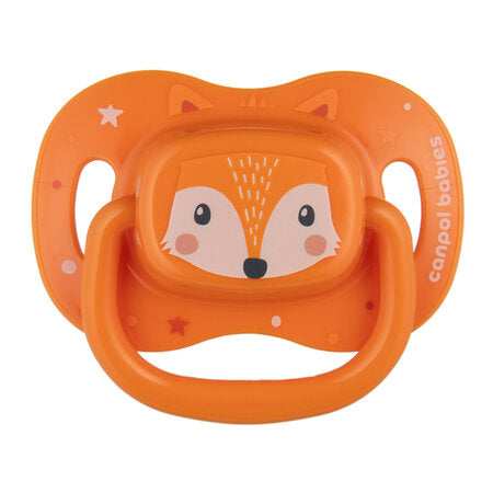 CANPOL SILICONE SOOTHER (0-6M) ORANGE