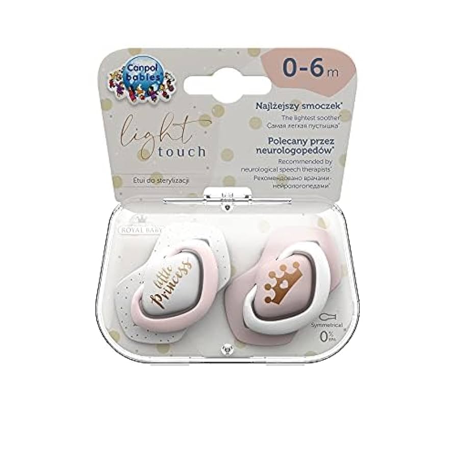 CANPOL SILICONE SOOTHER (0-6M)  PINK