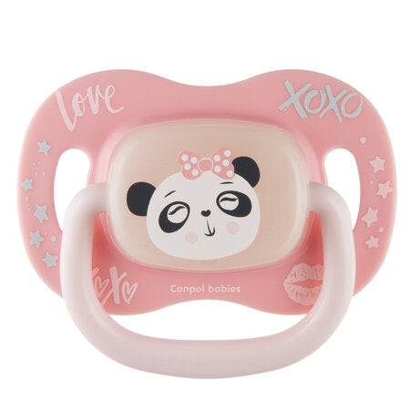 CANPOL SILICONE SOOTHER (0-6M) PANDA