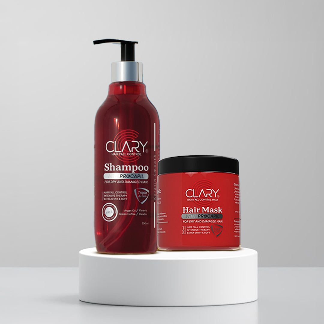CLARY HAIR FALL CONTROL SHAMP&MASK PROMOBACK