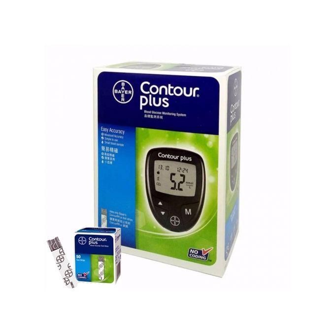 CONTOUR PLUS MONITOR +TEST STRIP 50PCS