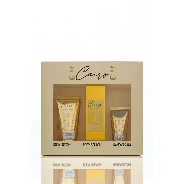 Mood Cairo Set 1 (Body Lotion 150 gm+body Splash 220 ml+Hand Cream 50gm)
