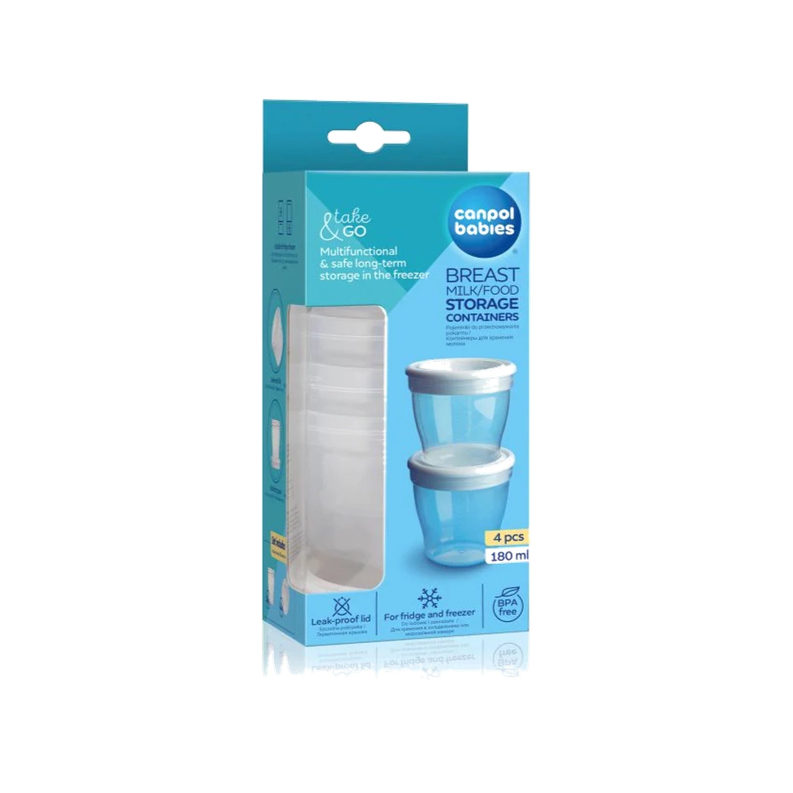 Canpol Breast Milk Storage Set 4Pcs