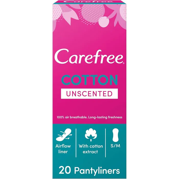 Care Free Daily Unscented 20Pcs