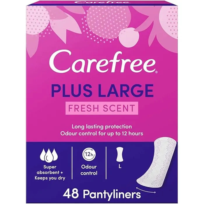 Care Free Plus Large Fresh Scent 48Pcs