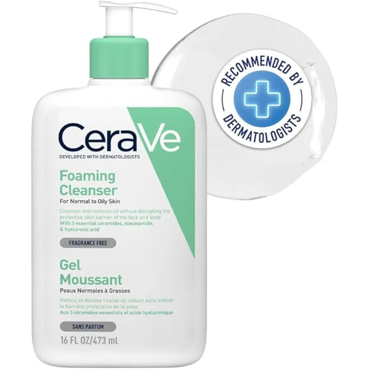 Cerave Foaming Gel Cleanser (for Oily Skin) 473ml