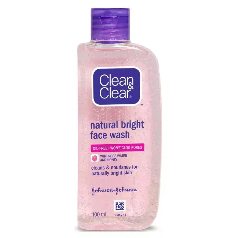 Clean &amp; Clear Natural Bright Wash 100ml