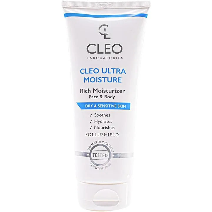 Cleo Rich Moisture Face & Body Cream 200ml