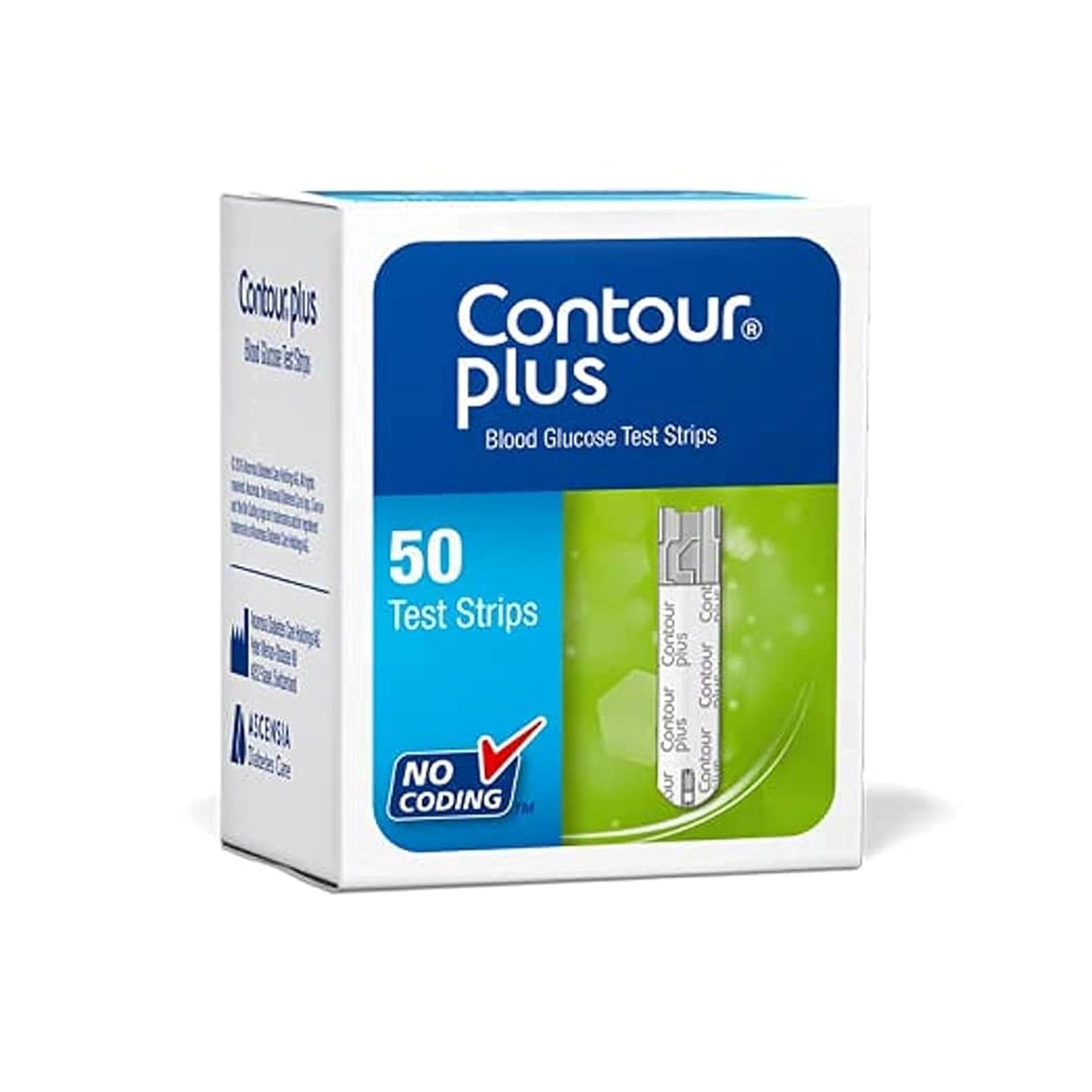 Contour Plus Blood Glucose Test Strips – 50 Strips