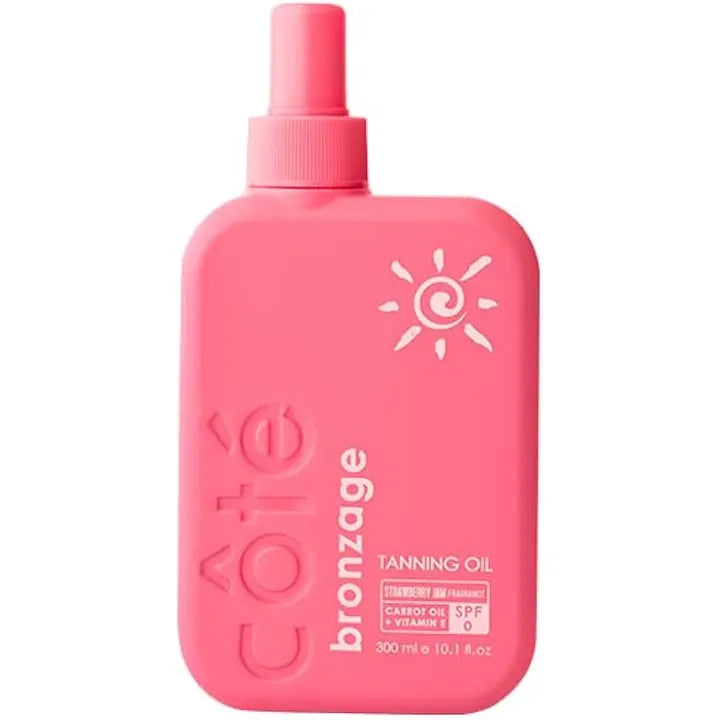 Cote Bronzage Tanning Oil Spf 0 Strawberry Jam 300